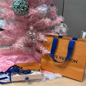 Louis Vuitton card case box & bag